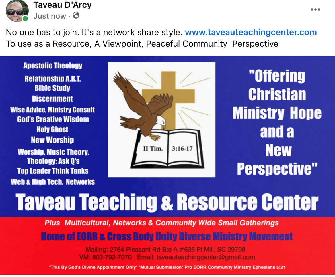 TAVEAU D'ARCY   CREATIVE LEADERSHIP MINISTRIES